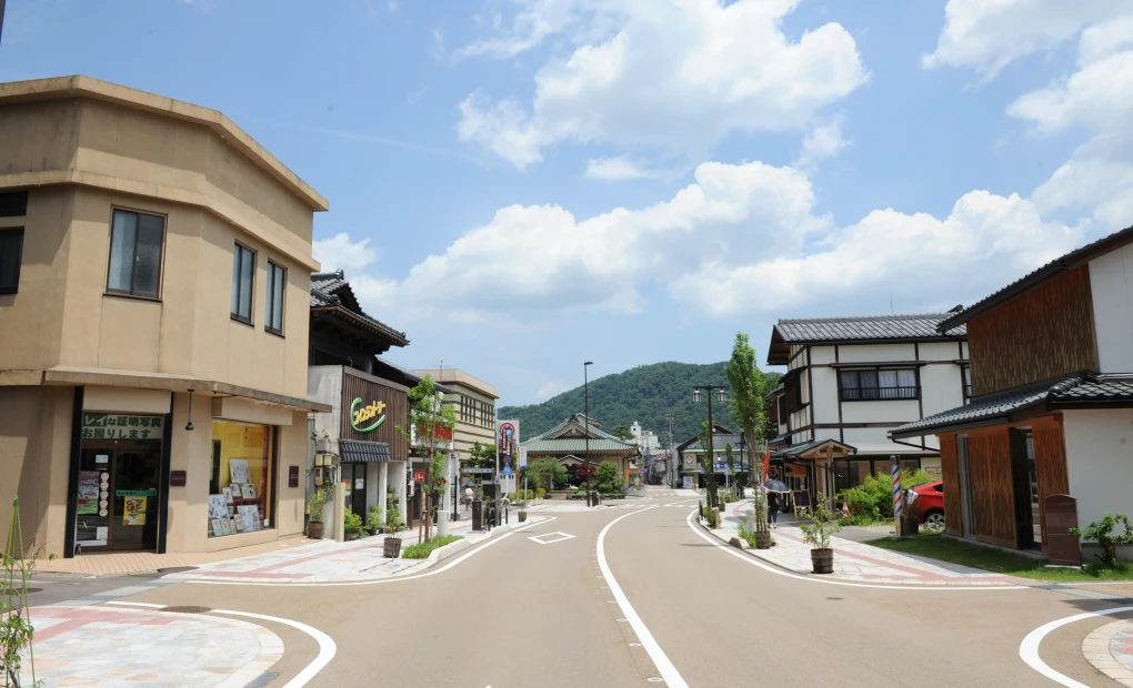 画像：周辺の街並み