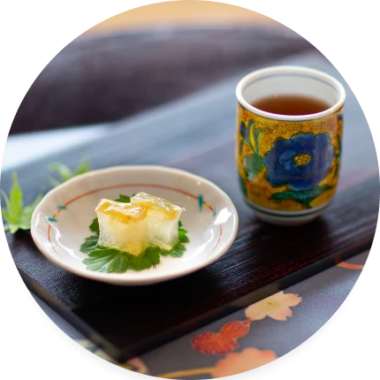 画像：生姜風味の寒天料理、金沢の郷土料理「べろべろ」