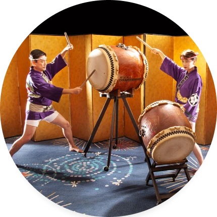 画像：「加賀太鼓」公演の様子