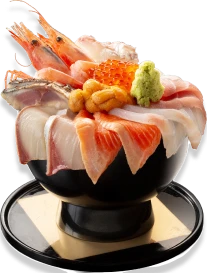画像：こぼれ海鮮丼