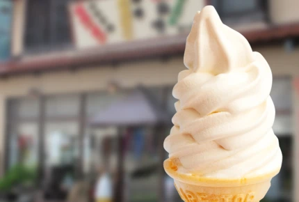 Onsen Egg Soft Serve Ice Cream