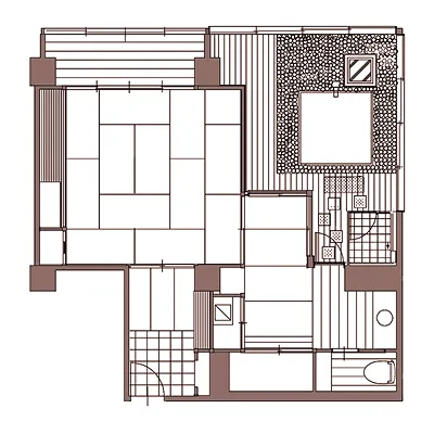 図：客室間取り
